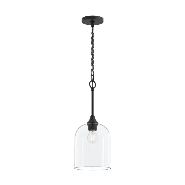 The Ilia Pendant combines updated traditional styling with contemporary simplicity. Its brushed nickel finish and compact profile make it ideal for kitchen islands, bathrooms, and hallways where refined lighting is needed.
