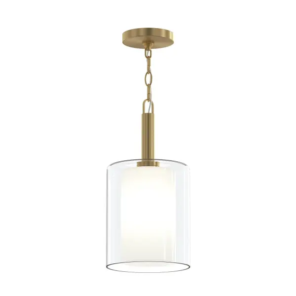 Versatile Brushed Nickel Pendant for Modern Transitional Spaces - Image 1