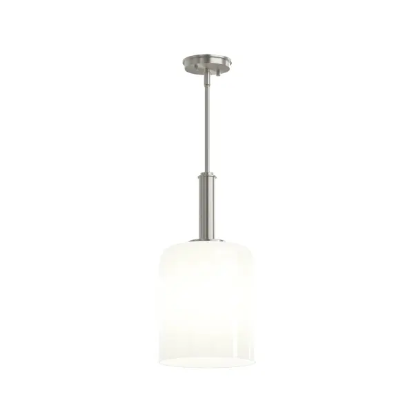 Versatile Transitional Pendant with Clean Brushed Nickel Finish - Image 3