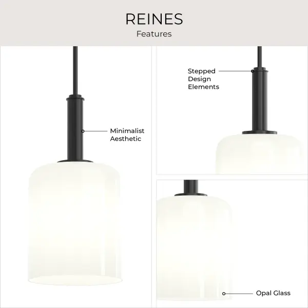 Reines Matte Black Pendant - Image 5