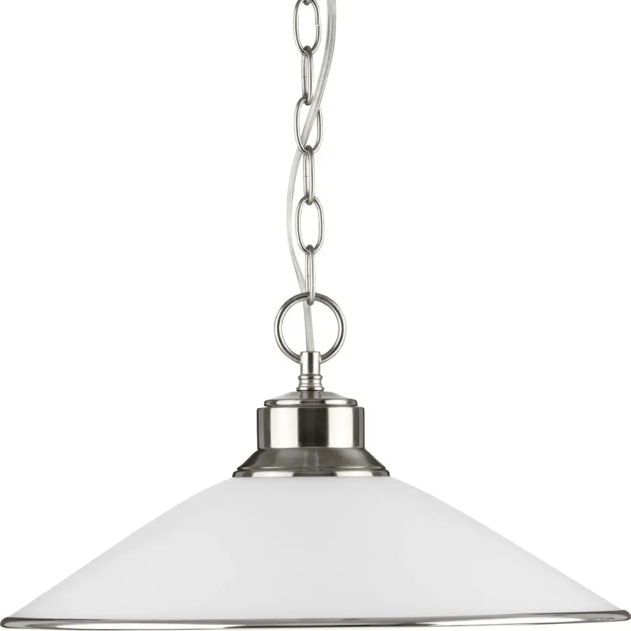 Opal Glass One-Light Pendant Light