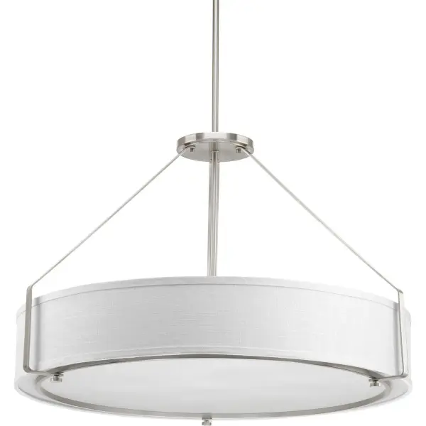 Ratio Collection Six-Light Fabric Shade Pendant - Image 2