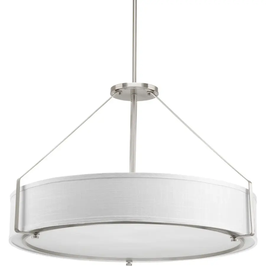 Ratio Collection Six-Light Fabric Shade Pendant - Image 2