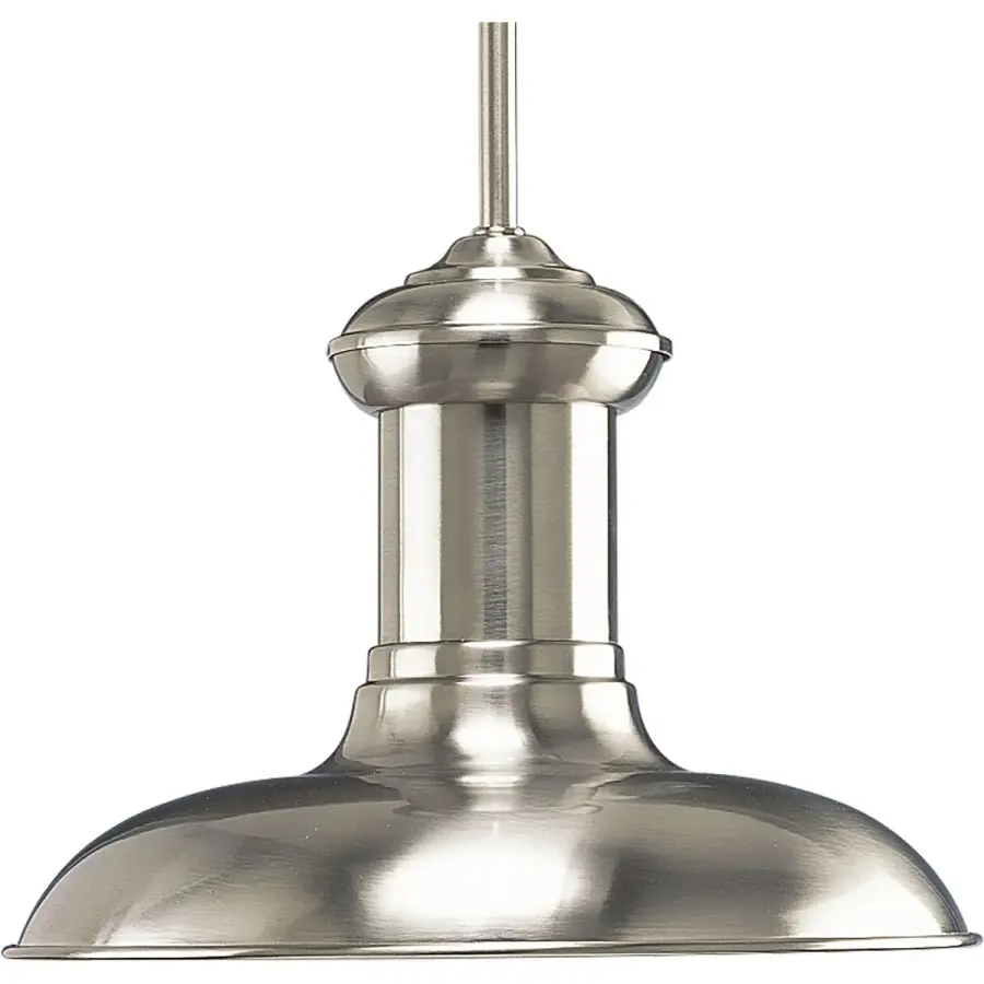 Brookside LED Spun Metal Shade Pendant Light - Image 1