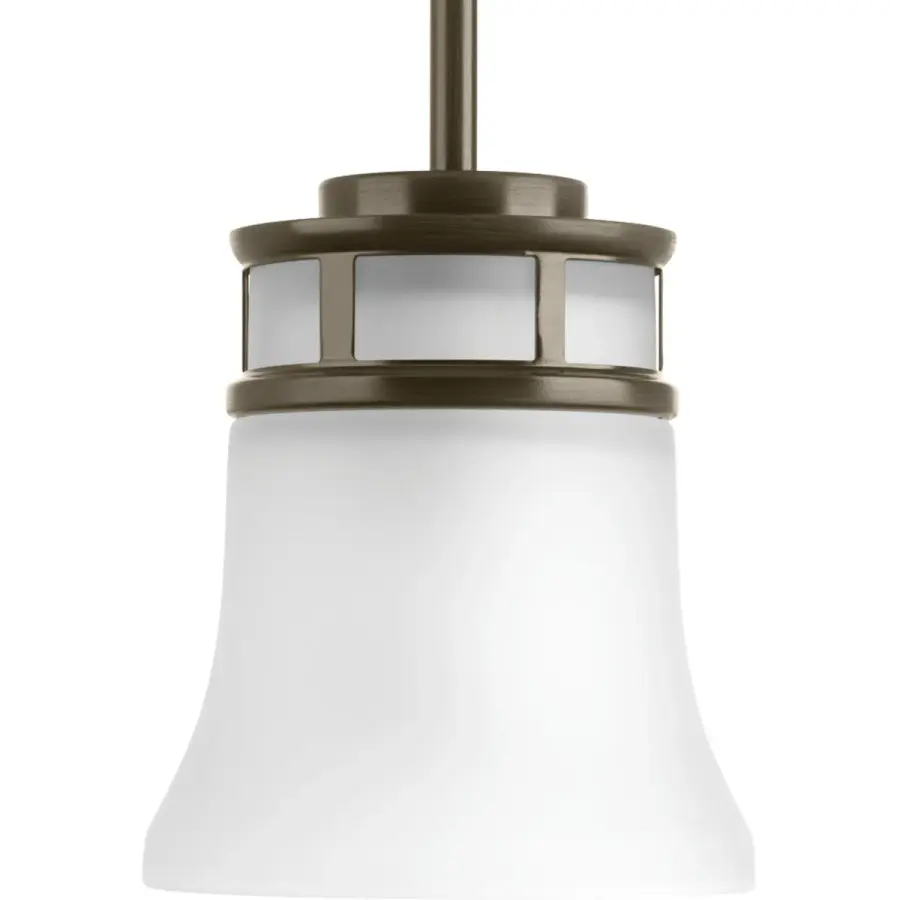 Elegant Coastal Mini-Pendant with Soft Etched Glass Diffusion - Image 1