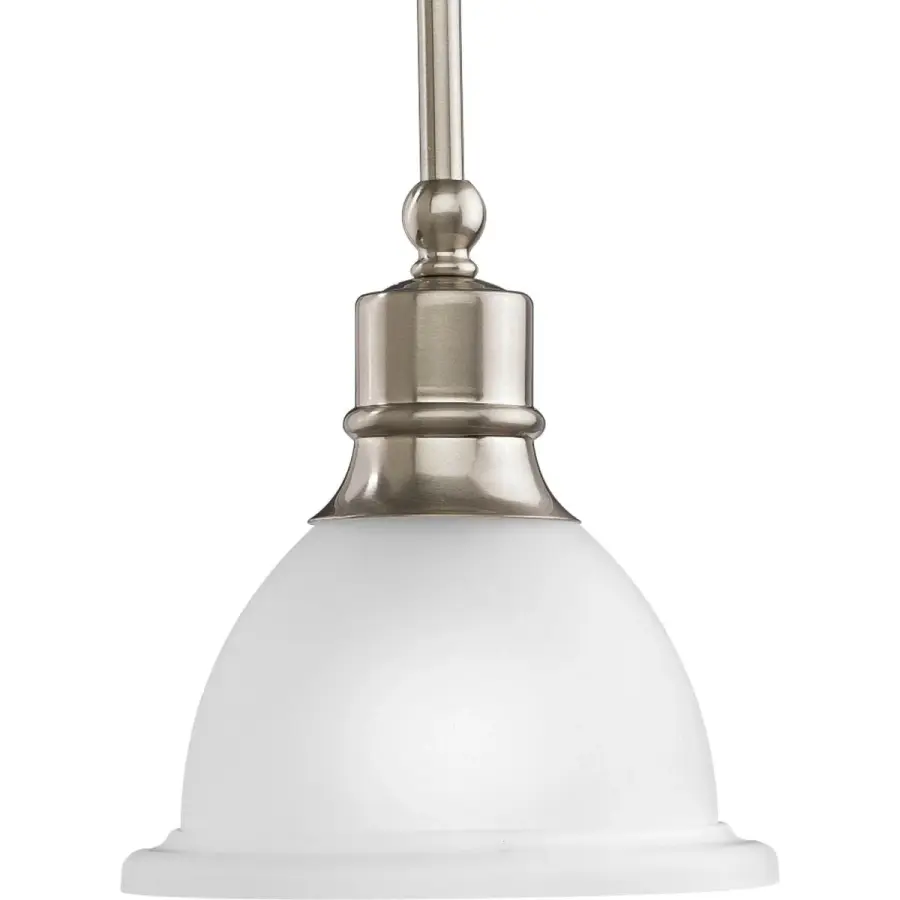 Madison Collection One-Light Etched Glass Mini-Pendant - Image 2