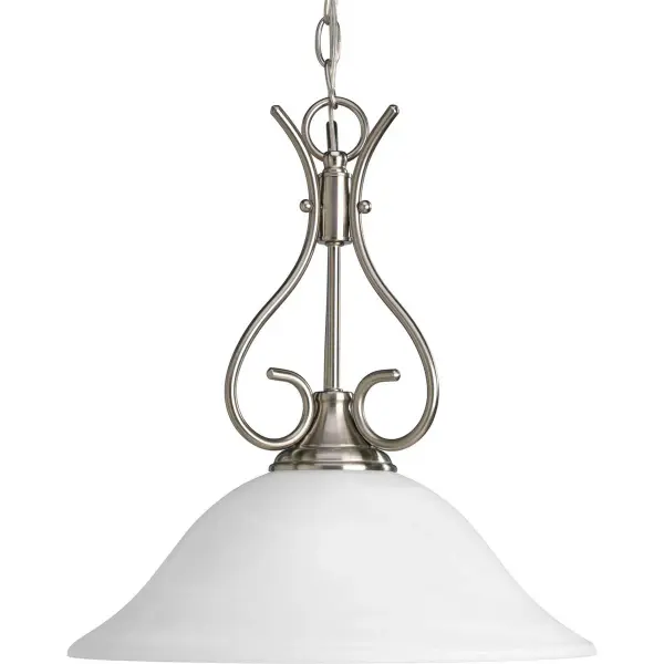 Alabaster Glass One-Light Pendant Light