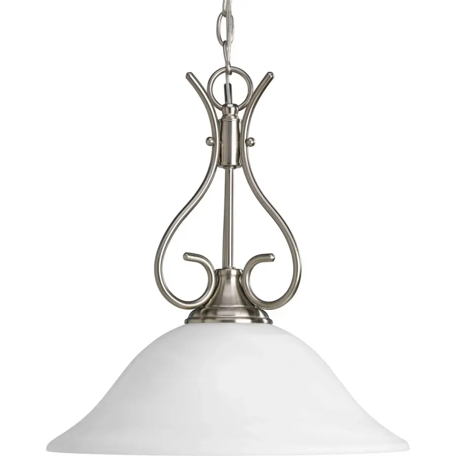 Alabaster Glass One-Light Pendant Light