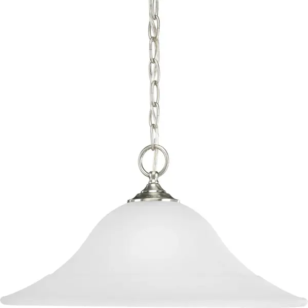 Trinity Collection One-Light Etched Glass Pendant Light - Image 2
