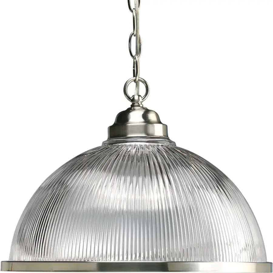 Prismatic Glass One-Light Pendant