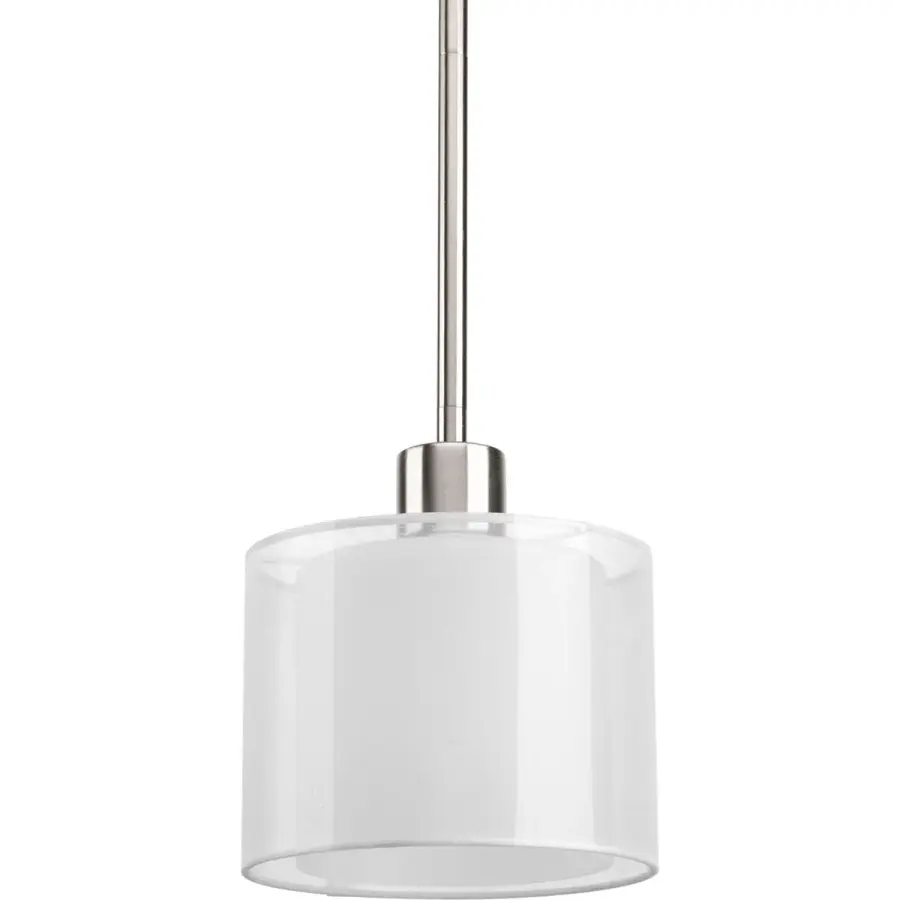 Invite Collection One-Light Mini-Pendant with White Mylar Shade - Image 1