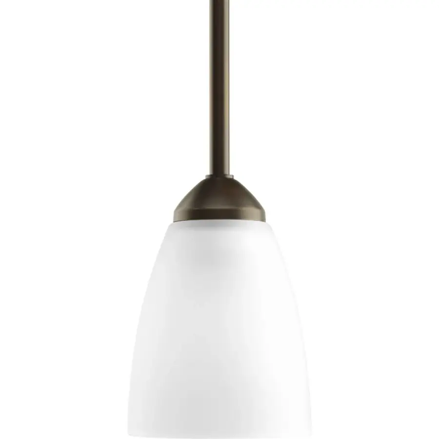 Gather Collection One-Light Etched Glass Mini-Pendant - Image 2