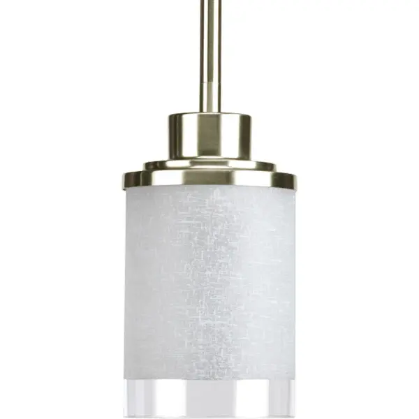 The Alexa mini-pendant combines sleek brushed nickel with clean modern lines, making it an ideal choice for kitchen islands, dining areas, and bedrooms. Its compact size works beautifully solo or in multiples.