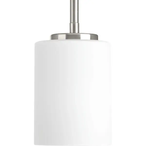 Replay Collection One-Light Etched White Glass Mini-Pendant - Image 2