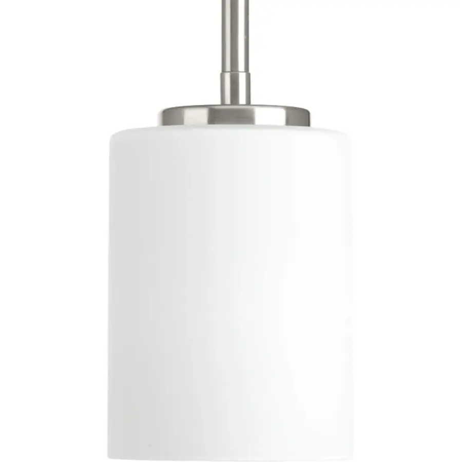 Replay Collection One-Light Etched White Glass Mini-Pendant - Image 2