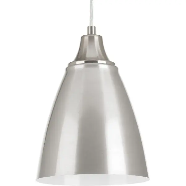 The Pure Collection LED Pendant delivers energy-efficient lighting in a sleek brushed nickel finish. Its compact single-light design suits smaller spaces while the coastal-inspired aesthetic adds refined simplicity.