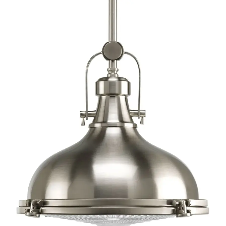 Fresnel Lens LED Clear Glass Pendant Light - Image 1