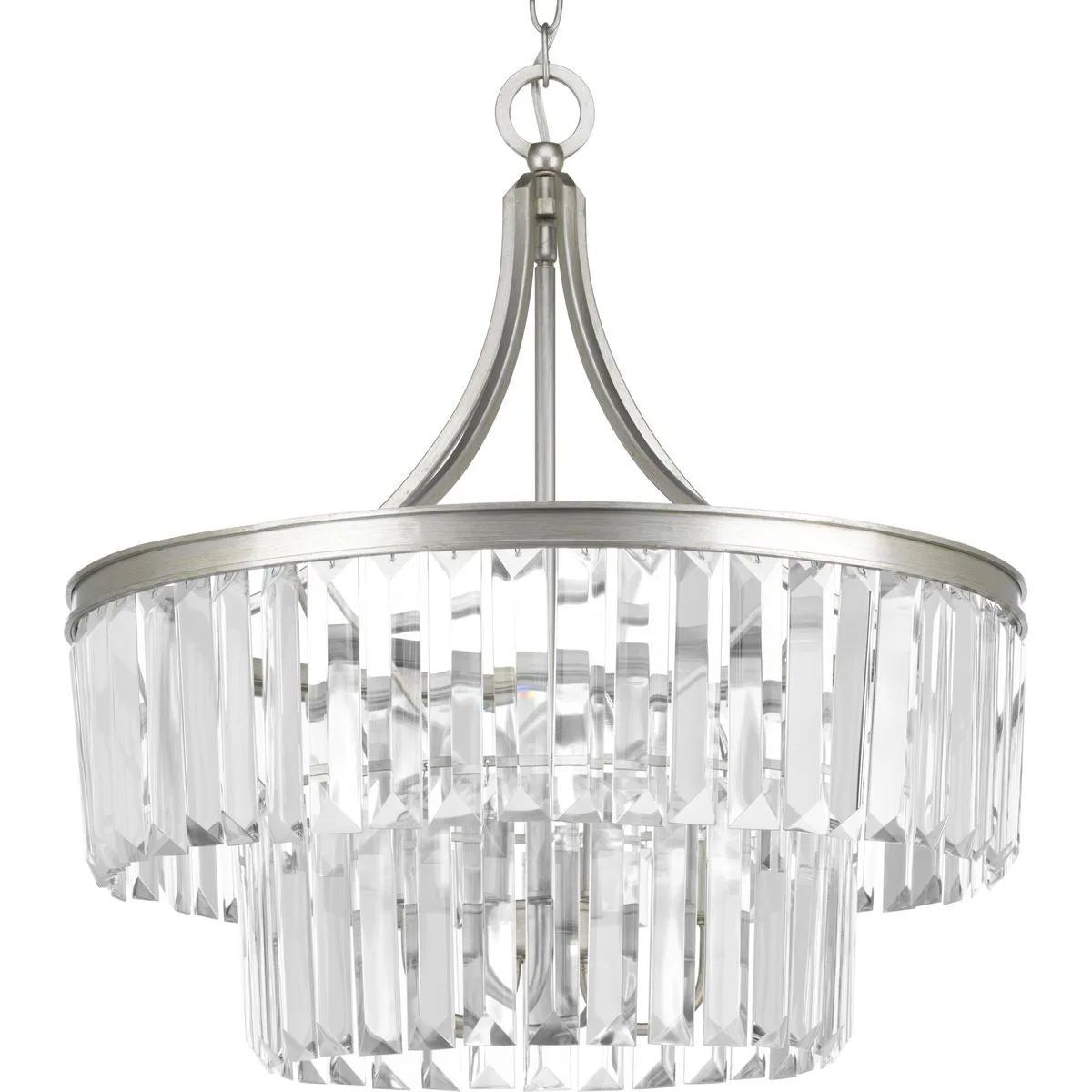 Glimmer Collection Five-Light Clear Glass Pendant