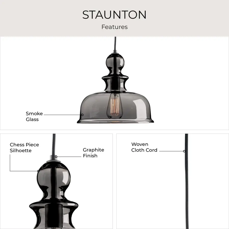 Staunton One-Light Pendant - Image 7