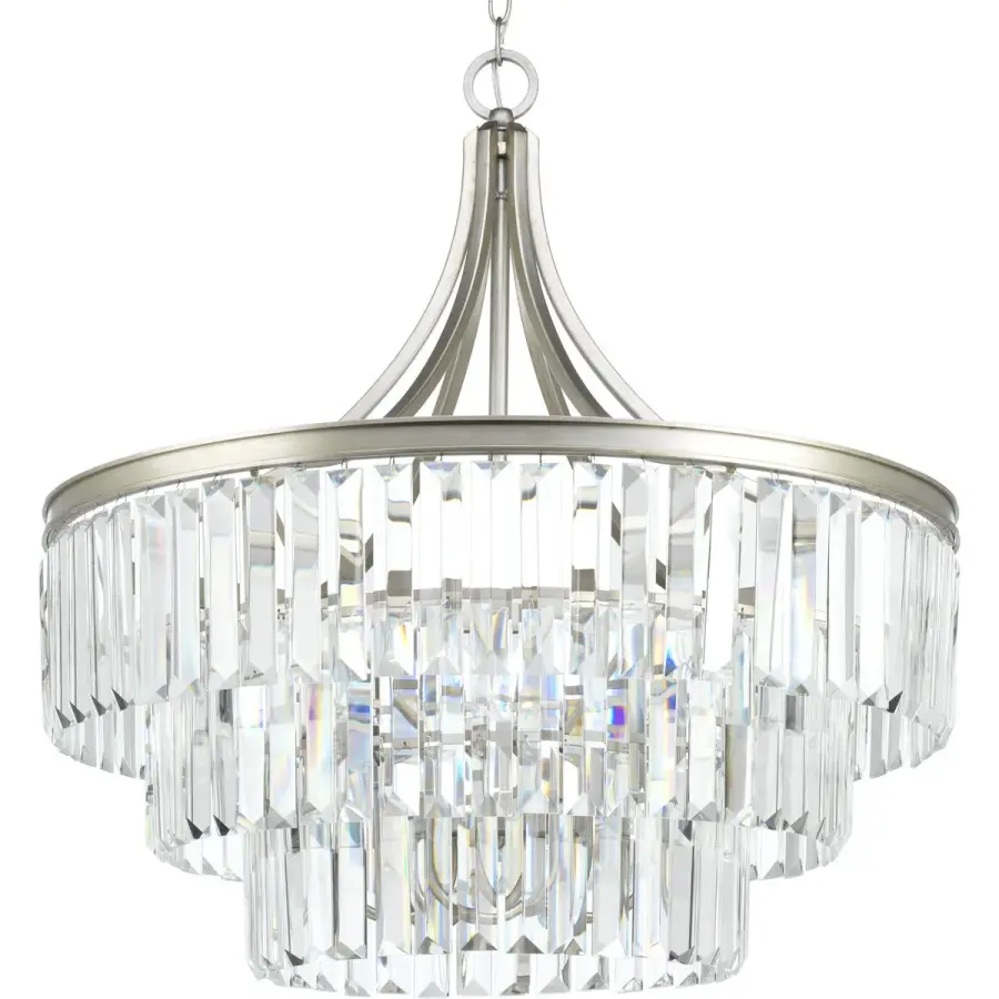 Stunning Six-Light Statement Piece with Contemporary Elegance - Image 1