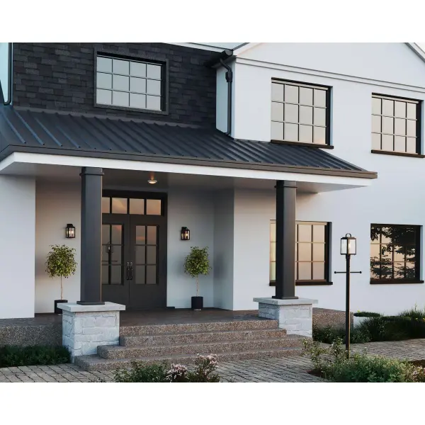 Outdoor 7' Aluminum Post with Ladder Rest and GCO - Image 2