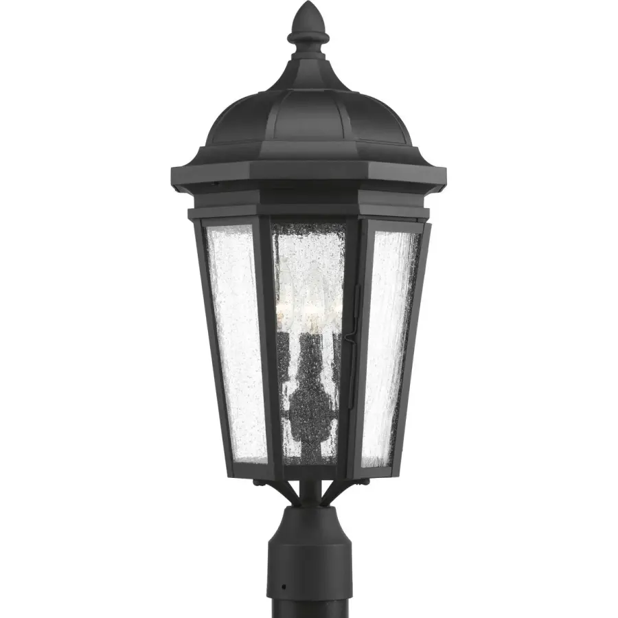 Verdae Three-Light Outdoor Post Lantern - Image 1