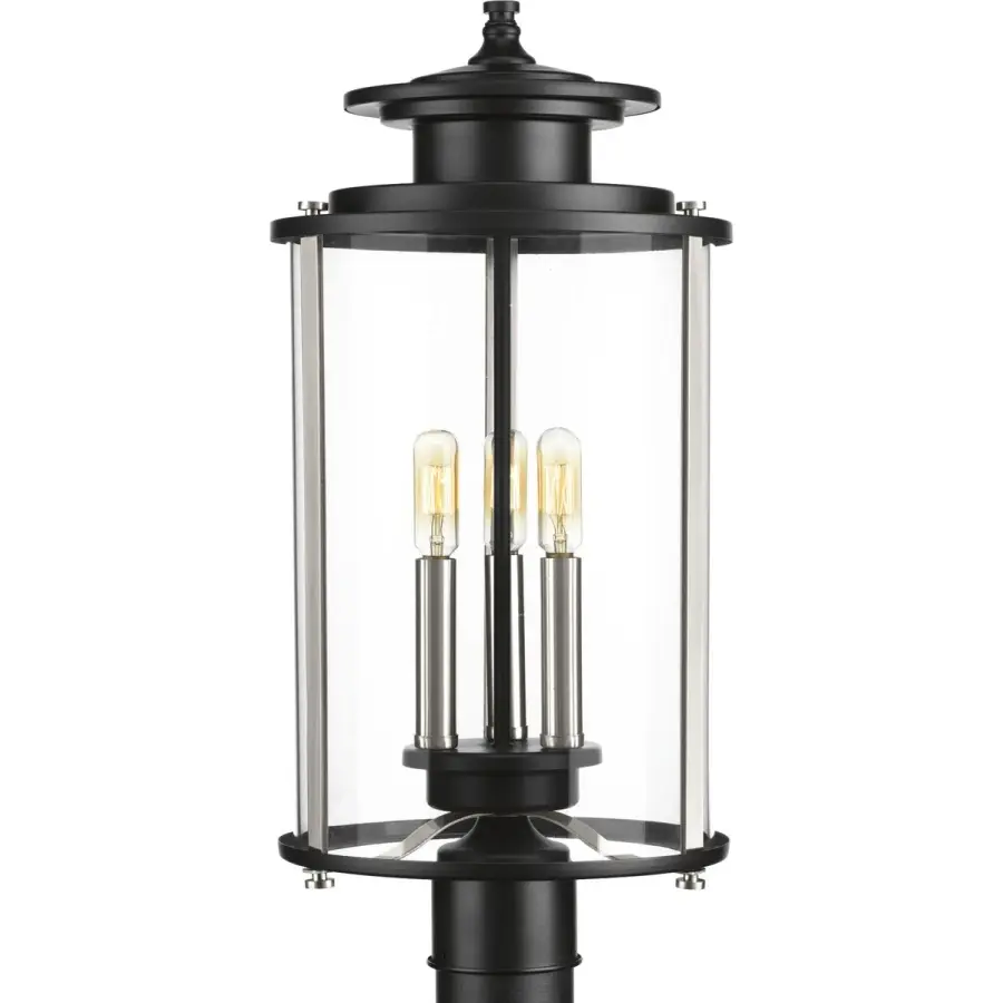 Squire Three-Light Outdoor Post Lantern - Image 2