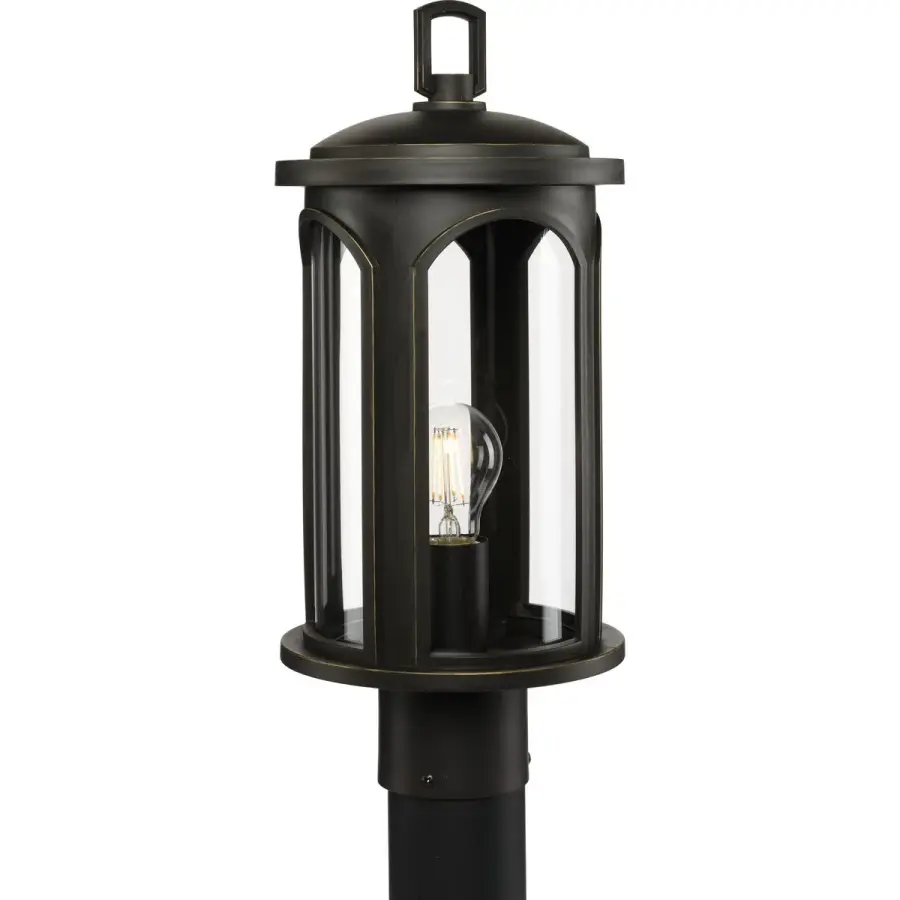 Gables One-Light Outdoor Post Lantern with DURASHIELD - Image 1