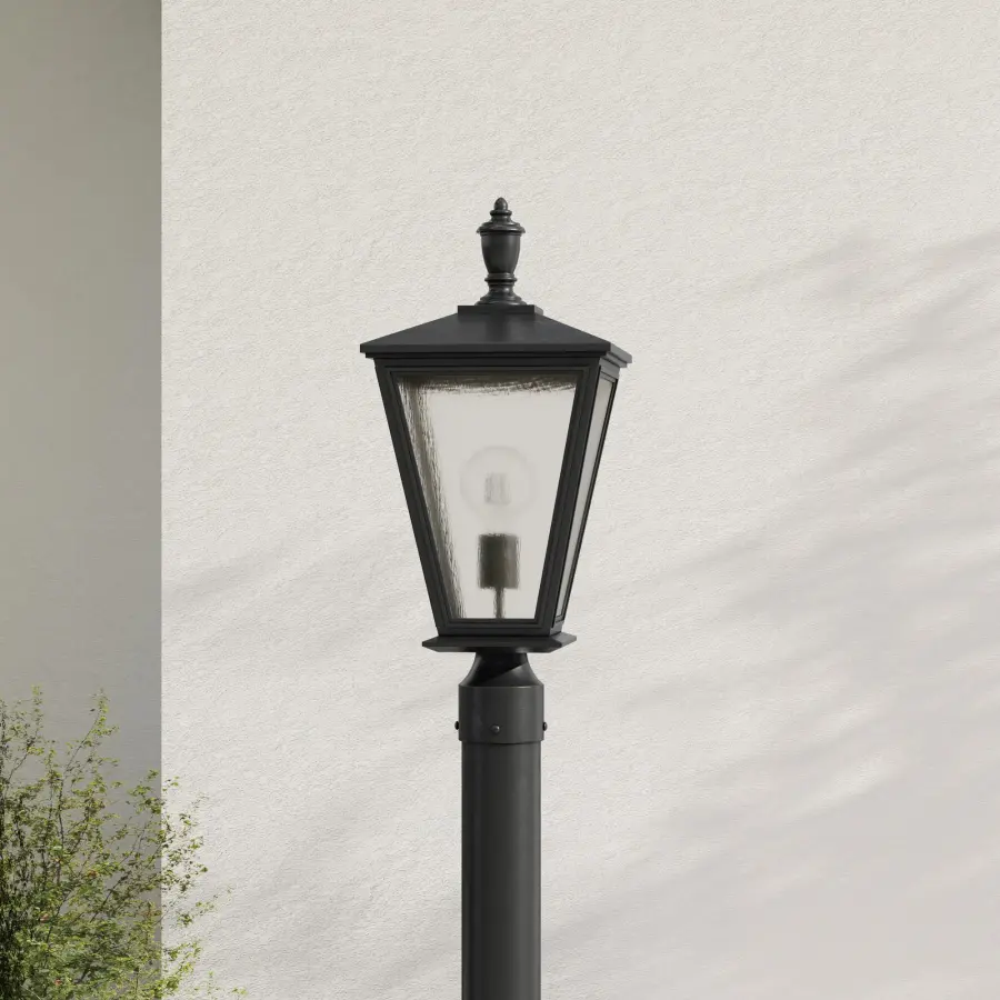 Cardiff Collection One-Light Post Lantern with DURASHIELD - Image 1