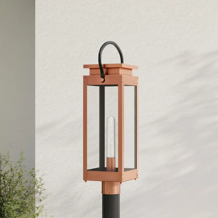 Union Square One-Light Outdoor Post Lantern - Image 1