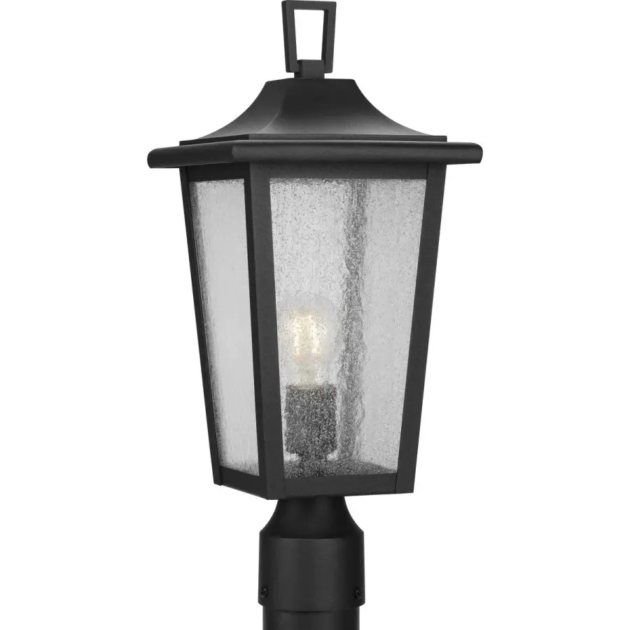 Padgett One-Light Clear Seeded Glass Outdoor Post Light - Image 3