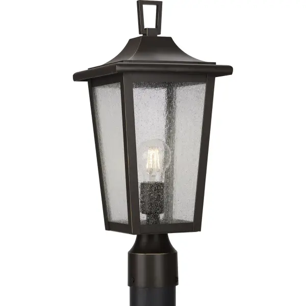 Padgett One-Light Clear Seeded Glass Outdoor Post Light - Image 4