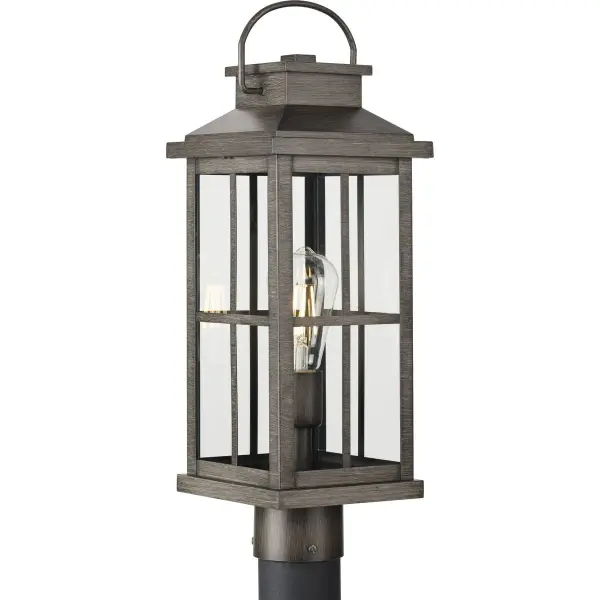 Williamston One-Light Clear Glass Outdoor Post Lantern - Image 3