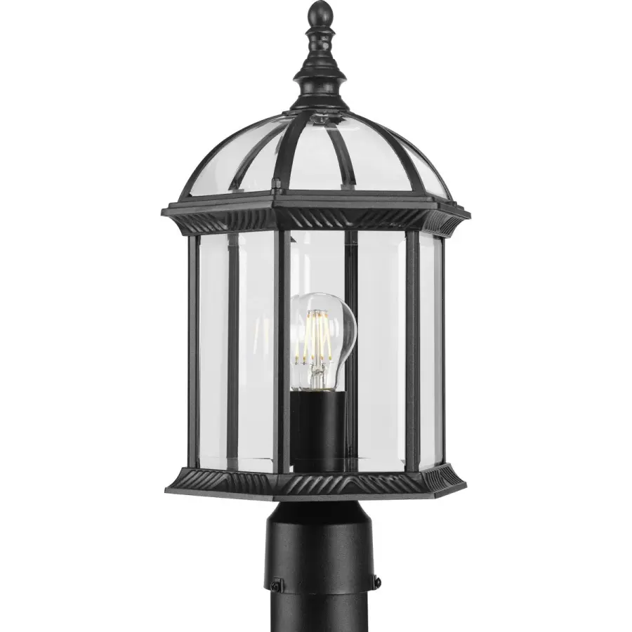 Dillard One-Light Clear Glass Outdoor Post Light - Image 2