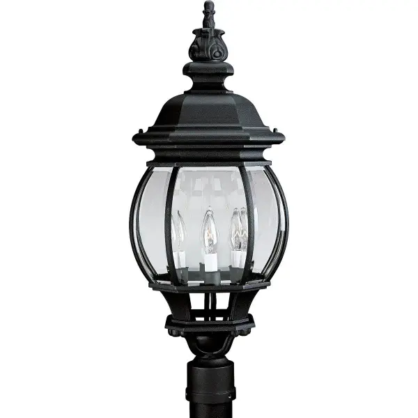 Classic Four-Light Post Lantern with Timeless Onion Design - Image 1