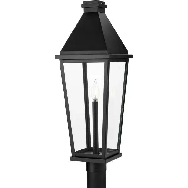 Richmond Hill One-Light Clear Glass Outdoor Post Light - Image 3