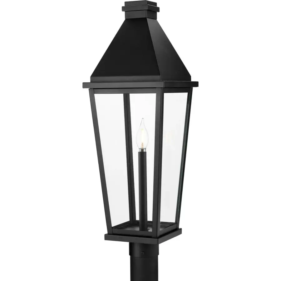 Richmond Hill One-Light Clear Glass Outdoor Post Light - Image 3