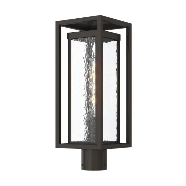 The Shaw Outdoor Post Lantern combines clean contemporary lines with a warm Antique Bronze finish, creating an inviting entrance or pathway accent. Its durable construction and classic silhouette work beautifully in both residential and commercial settings.