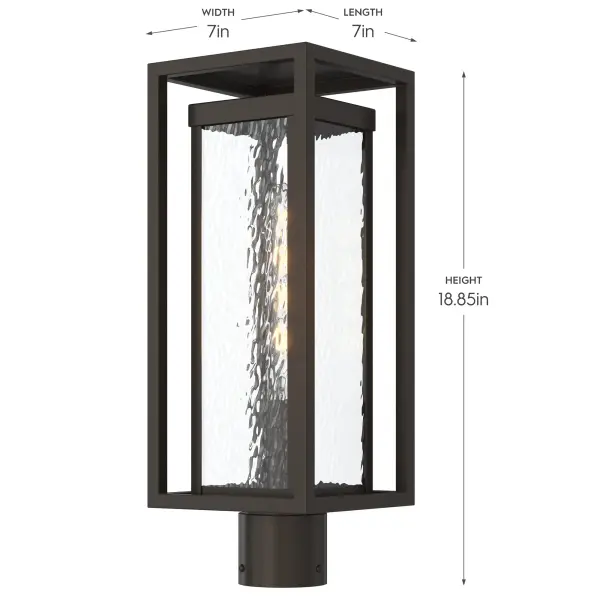 Shaw Outdoor Post Lantern - Image 3