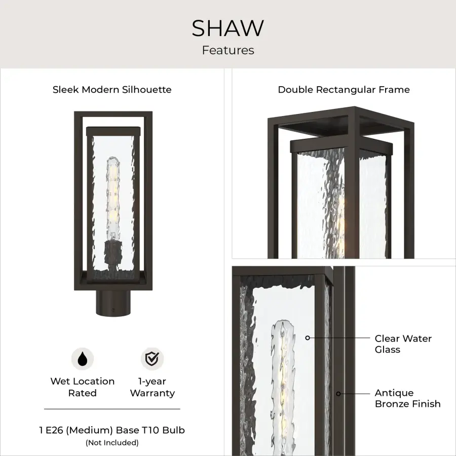 Shaw Outdoor Post Lantern - Image 4