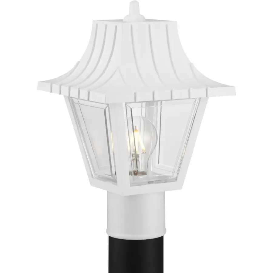 Mansard One-Light Outdoor Post Lantern - Image 1
