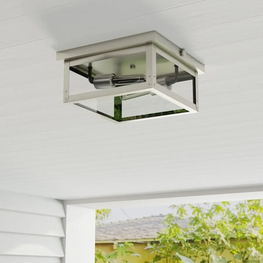 Union Square Two-Light Flush Mount - Image 1