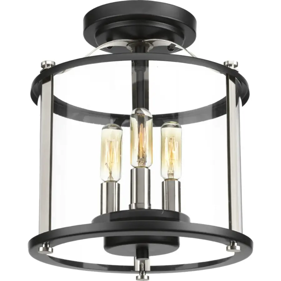 Squire Three-Light Semi-Flush Convertible - Image 2