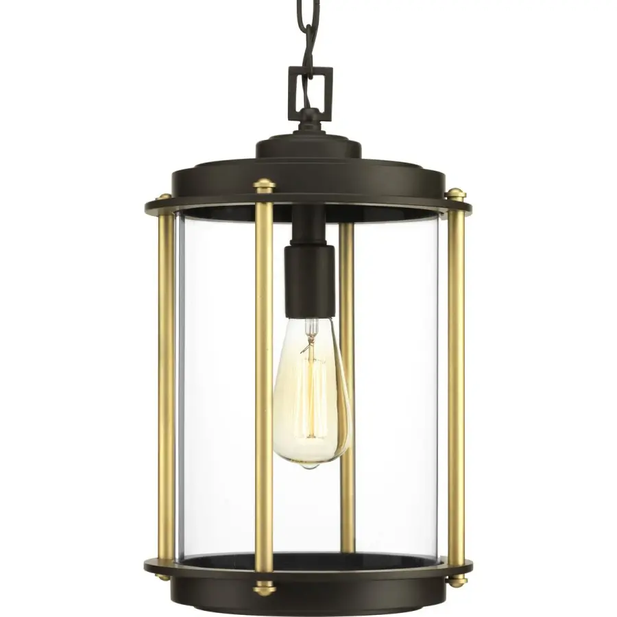 Versatile Farmhouse Lantern with Coastal Industrial Charm