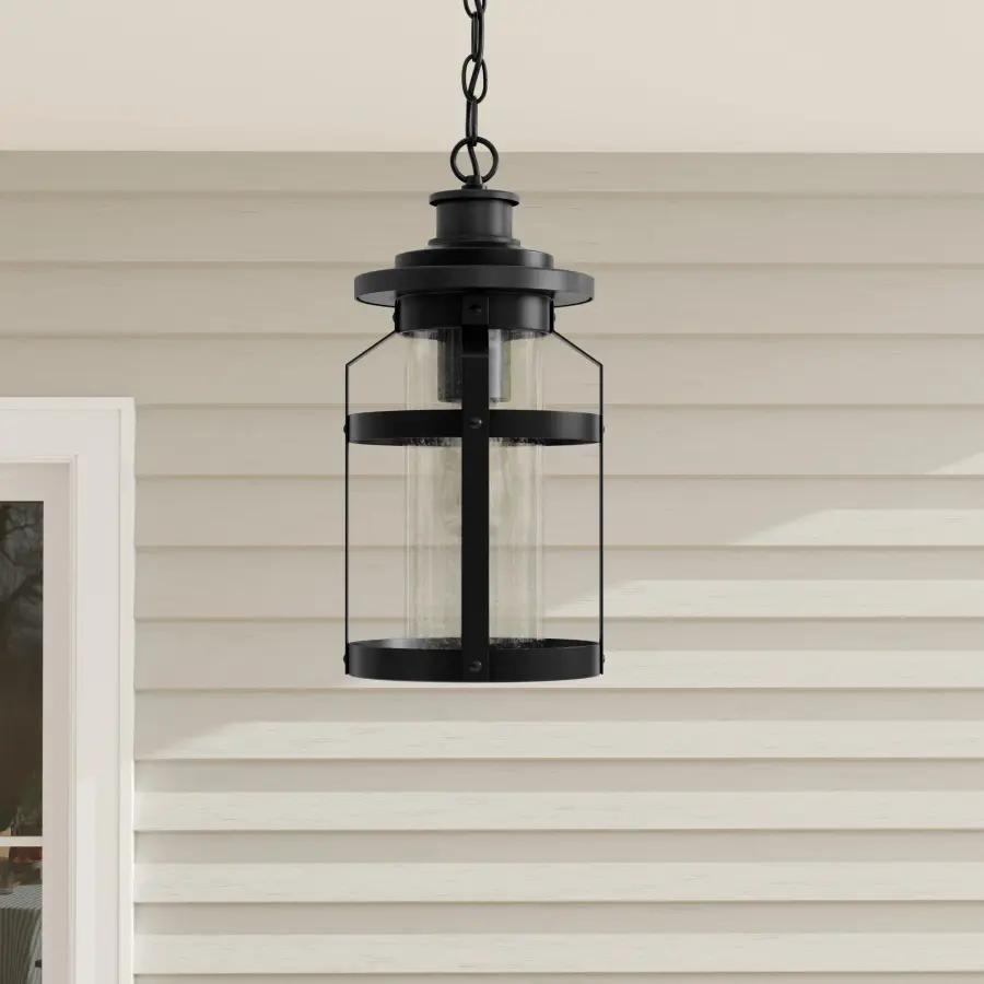Haslett One-Light Outdoor Hanging Lantern - Image 1