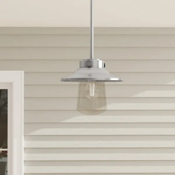 Versatile Farmhouse Mini-Pendant with Indoor-Outdoor Capability - Image 1