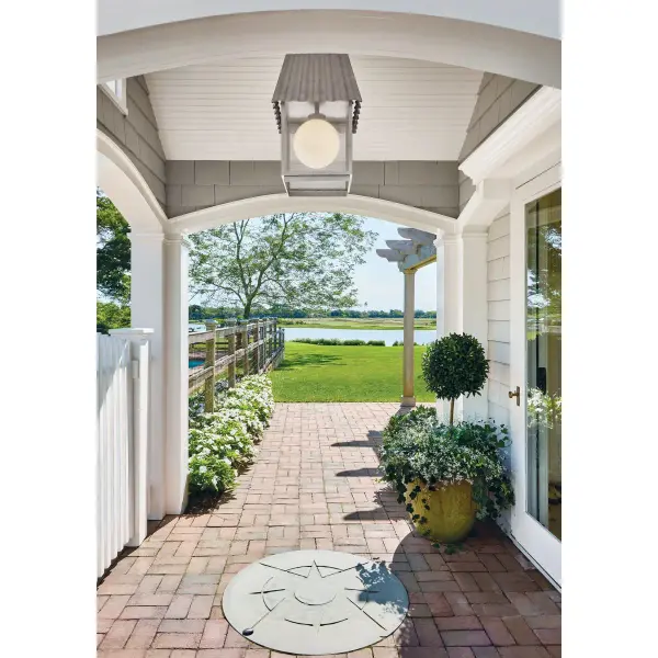 Point Dume Hook Pond Outdoor Hanging Lantern - Image 4