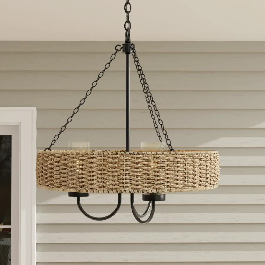Pembroke Three-Light 21.5" Outdoor Pendant - Image 2