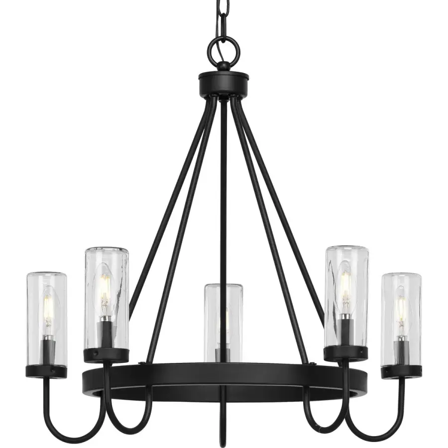 Swansea 24" Round Outdoor Chandelier - Image 3