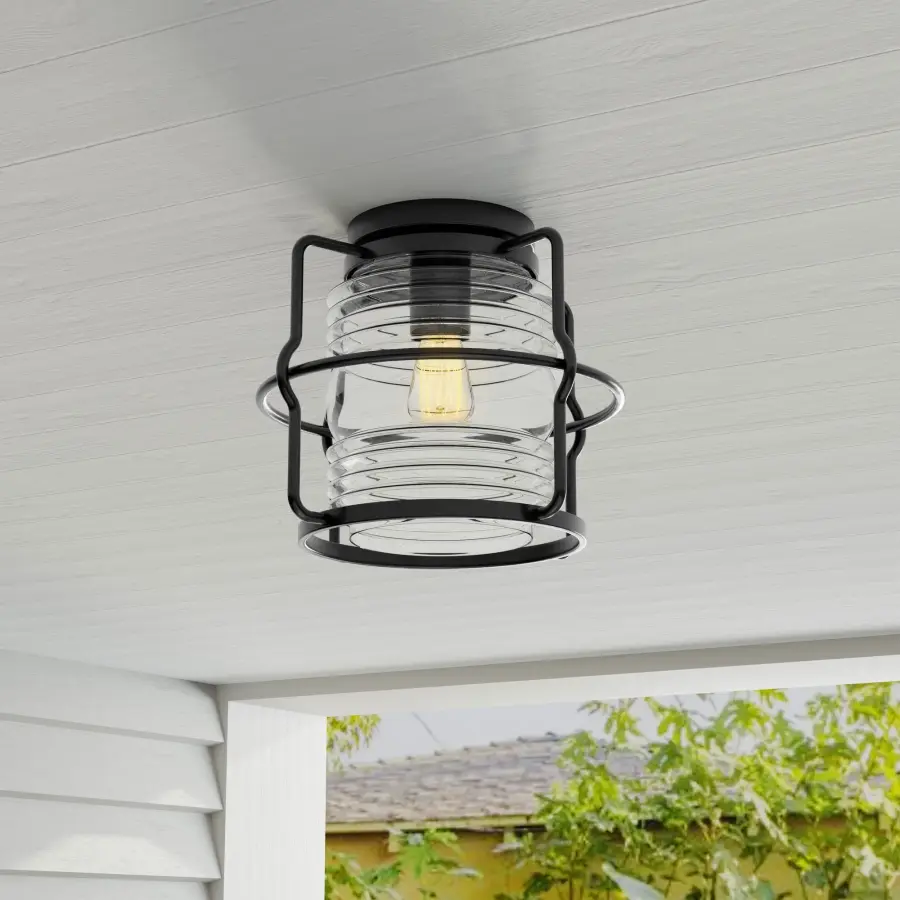 Keegan One-Light Outdoor Flush Mount - Image 2